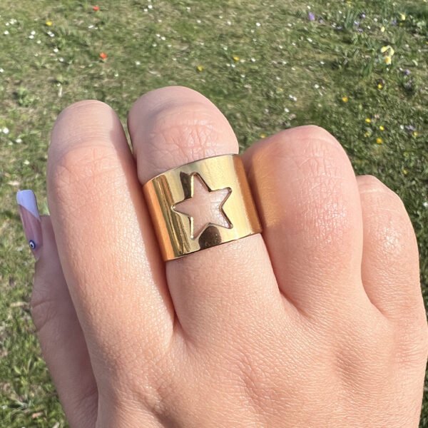 Bague ETOILE Doré