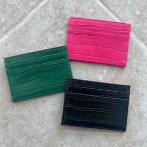 Porte carte CROCO