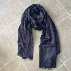 Foulard pailleté BLEU MARINE